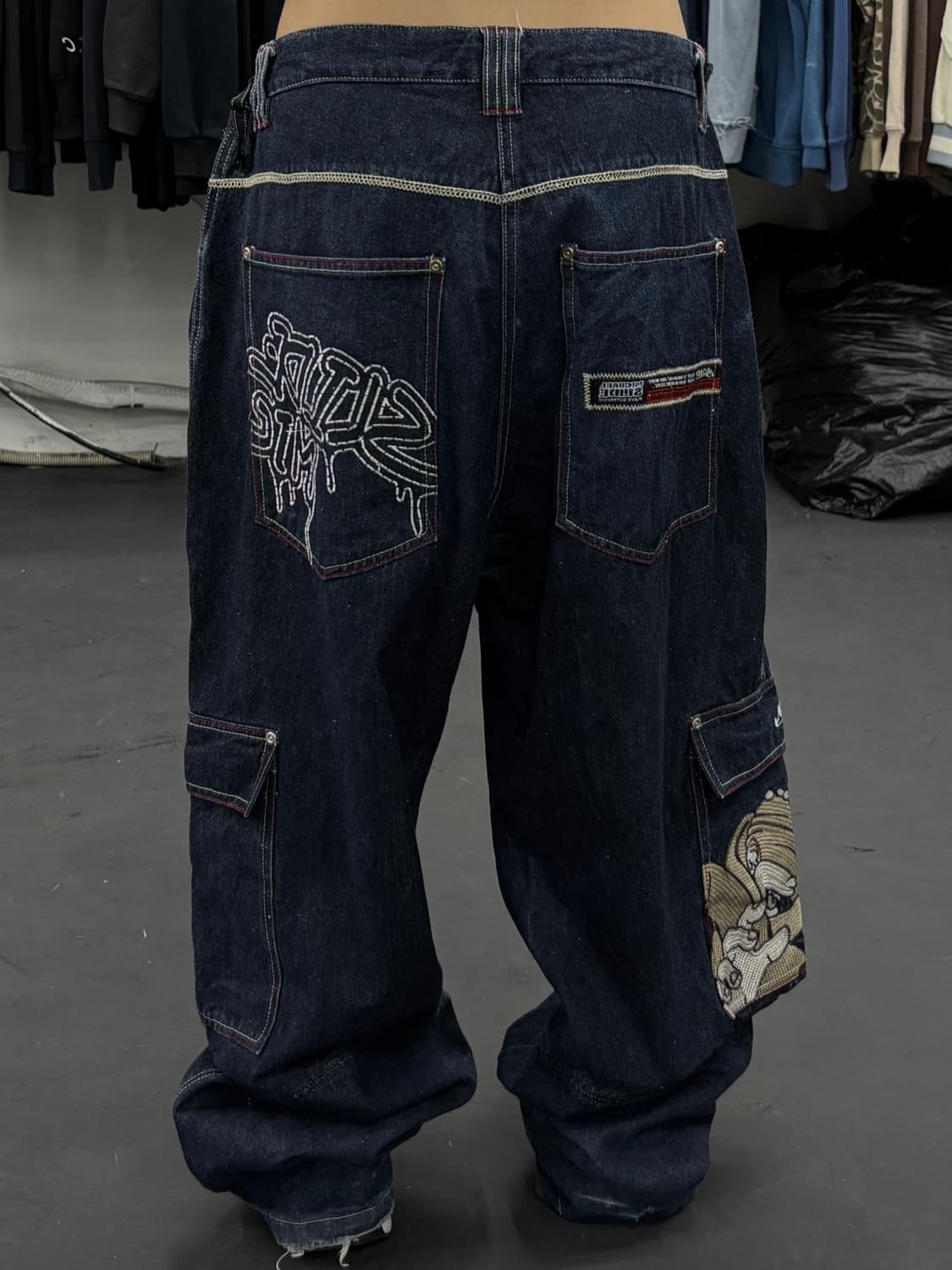 VTG 올드스쿨 데님 카고팬츠 상품이미지4