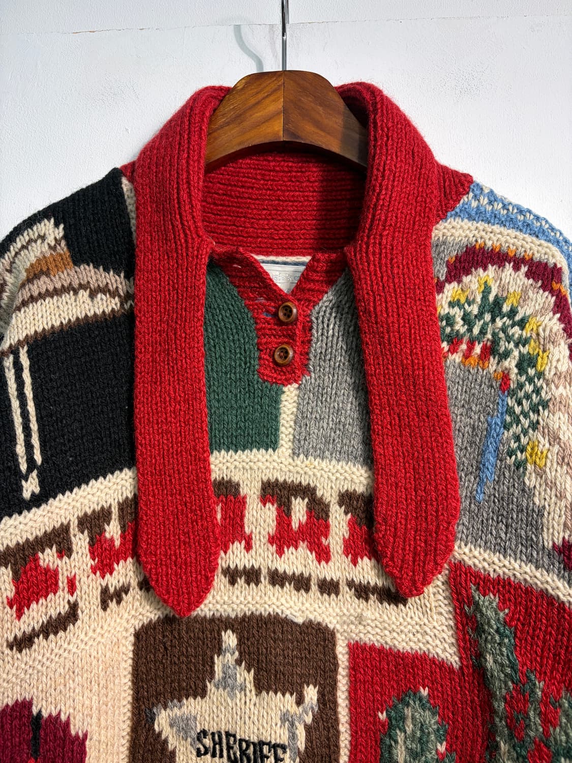 [m] wool 100% 크리스마스 니트 상품이미지4