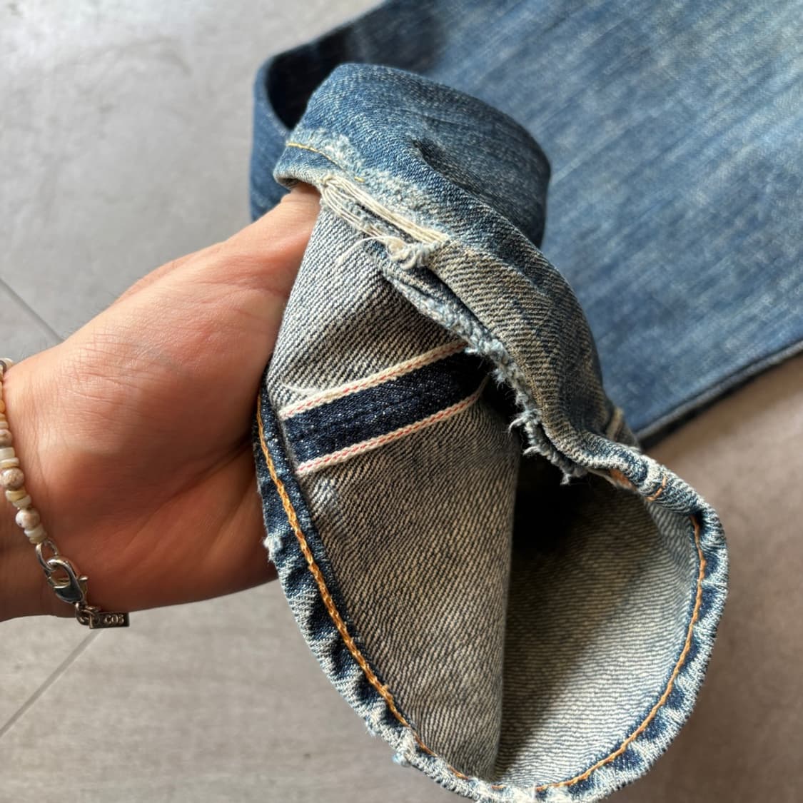 에비수 정품 2001 데님 팬츠 바지 상품이미지6