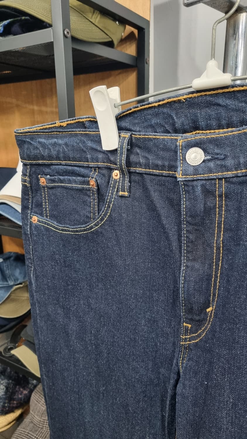 LEVIS 502 진청 데님팬츠 33~34size 2번착용 상품이미지2