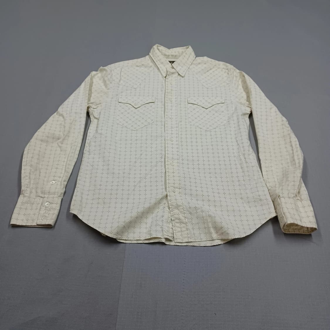 RRL 더블알엘 아웃로 프린트 웨스턴 셔츠 화이트 상품이미지1