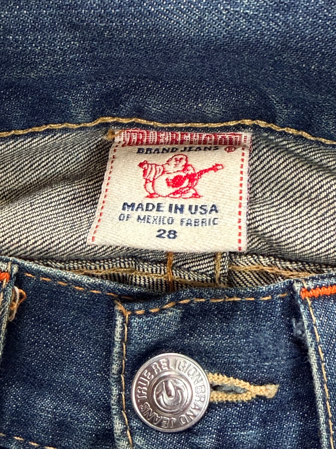 정품 트루릴리전 (True Religion) 스트레이트 진 - 빈티지 워 상품이미지6