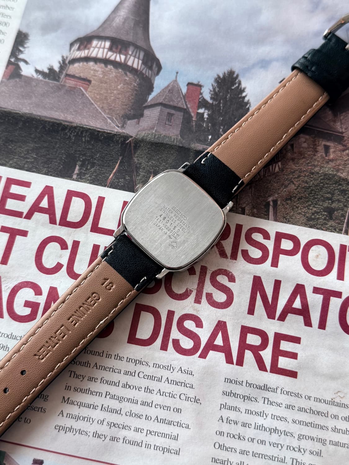 세이코 Seiko 쿼츠 스노우 스퀘어 상품이미지3