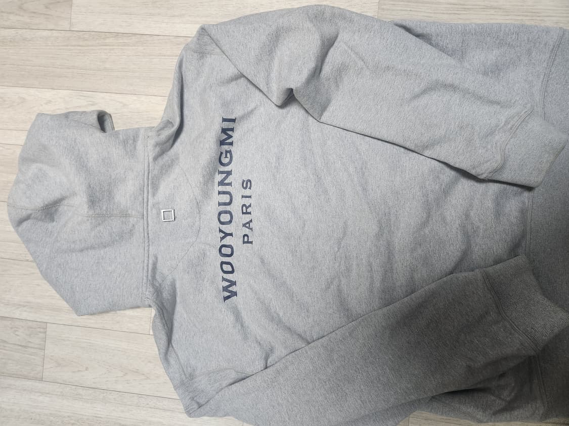 우영미 22FW 그레이 코튼 후드티 상품이미지5