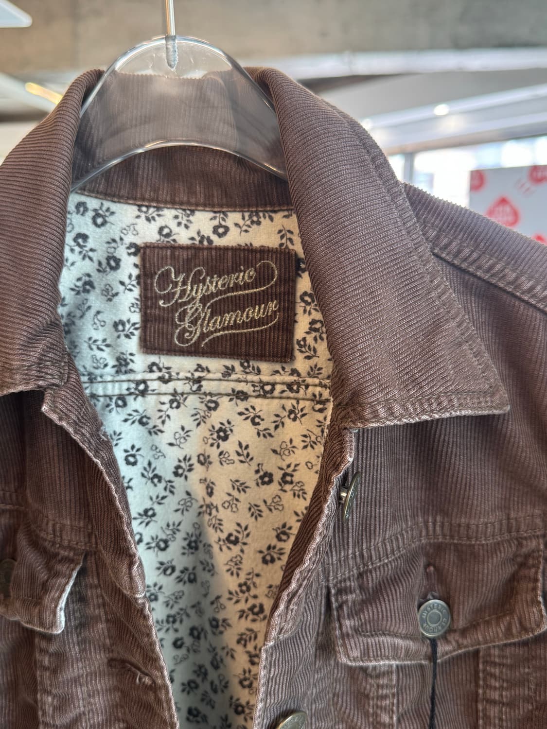 Hysteric Glamour Brown Corduroy Jacket 상품이미지7