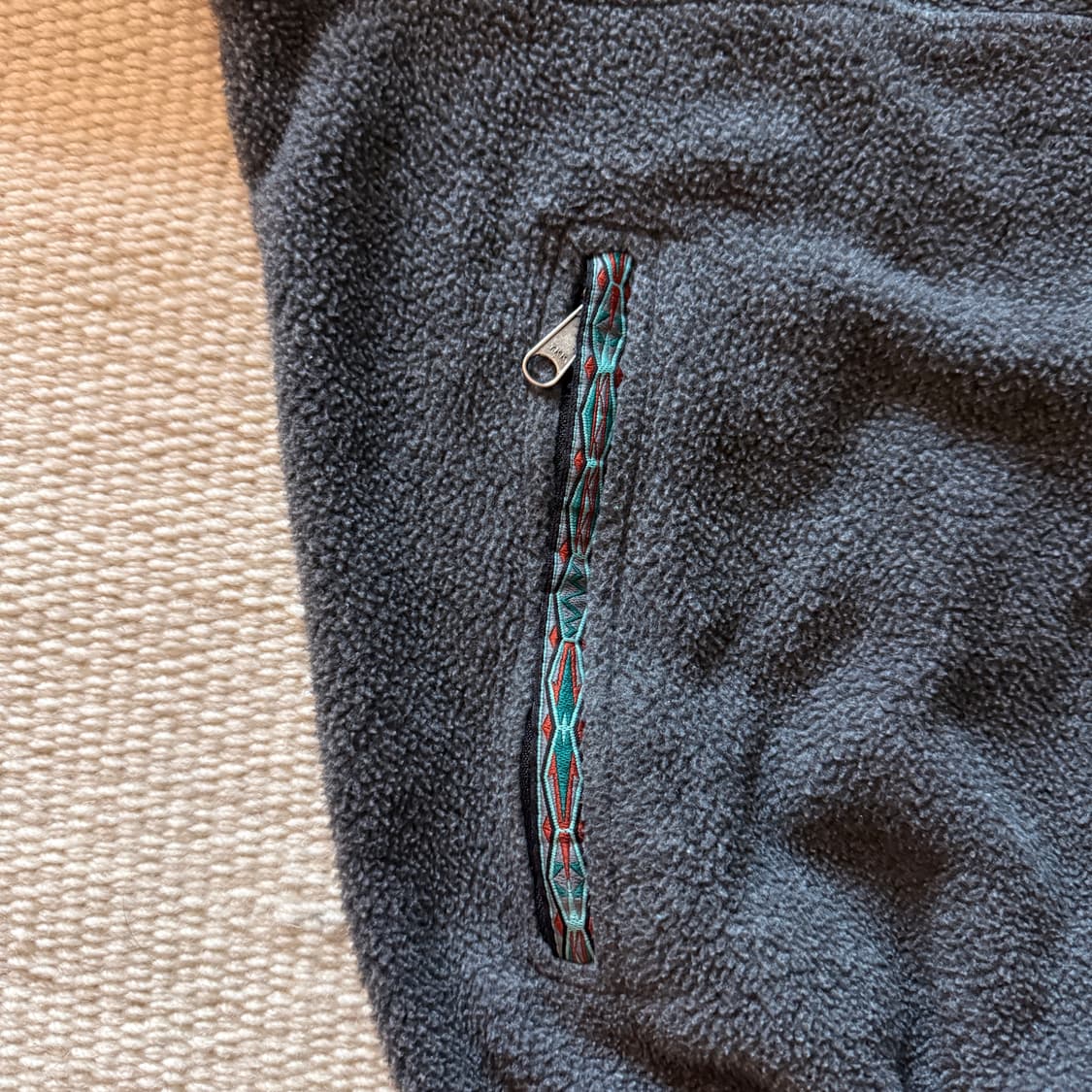 빈티지 90년대 노스페이스 하프집 플리스 상품이미지3