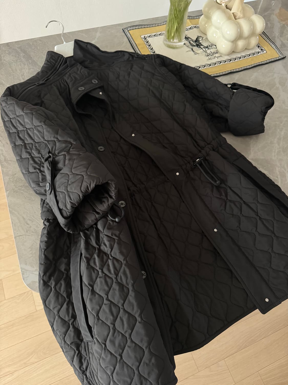 에르메스 퀼팅 패딩 코트 상품이미지2