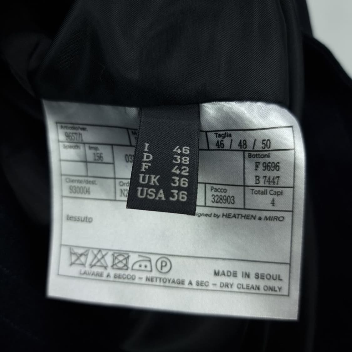 [빈티지] 스트라이프 싱글 롱 코트 M19859 상품이미지7