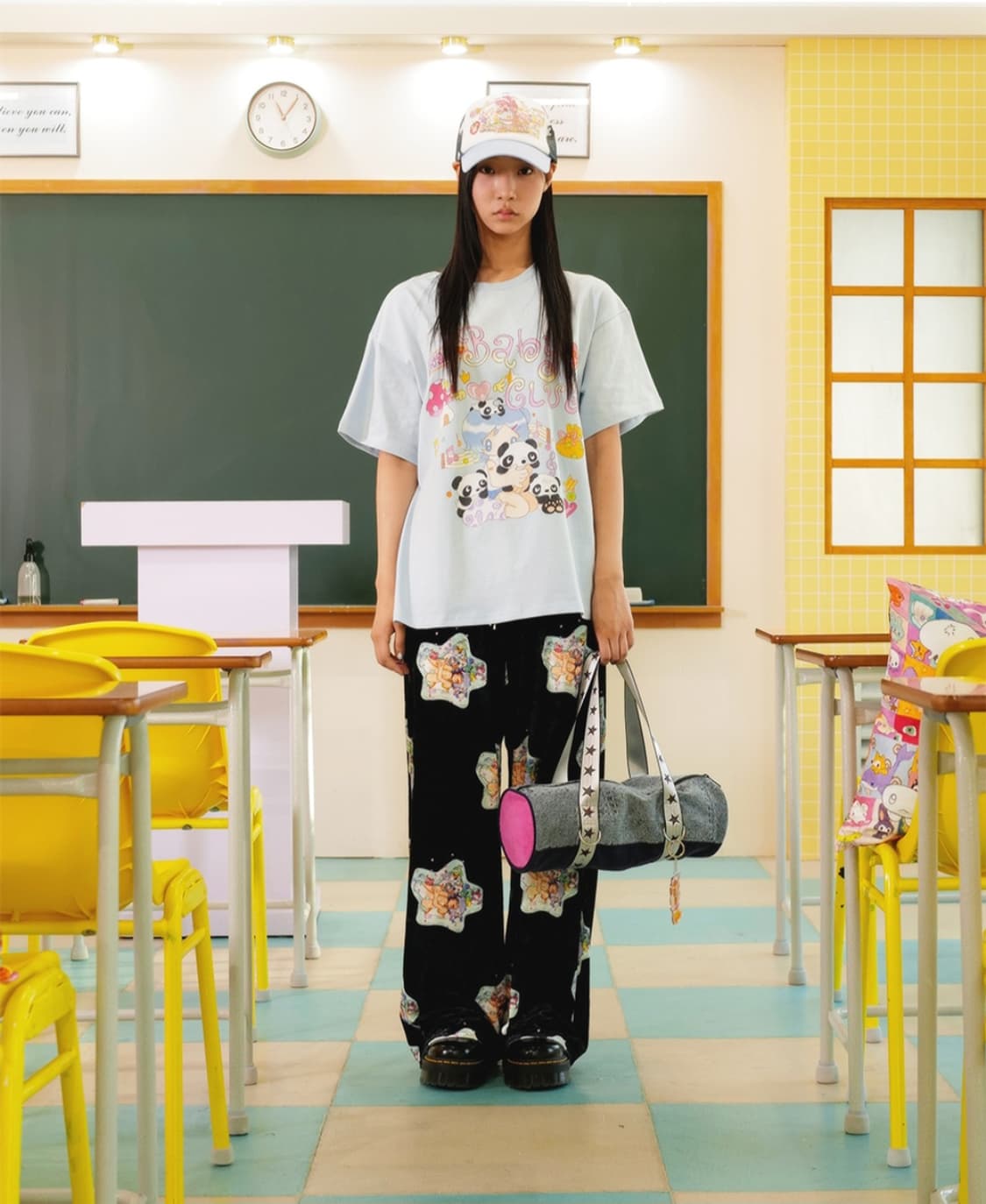 YB X Oliwa Ballerina mini Bag_DENIM 상품이미지2