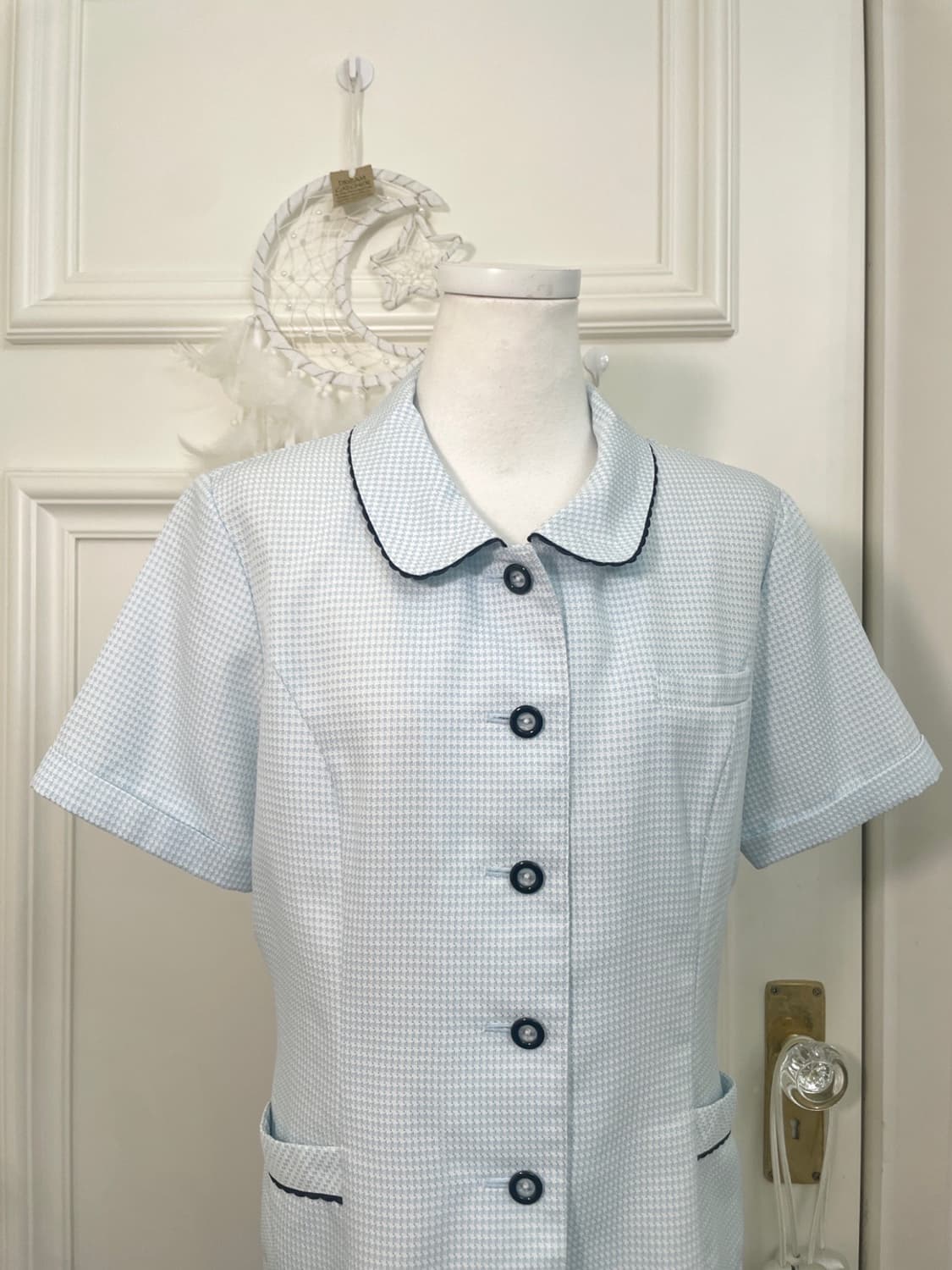 sky blue tweed handkerchief summer jacke 상품이미지8