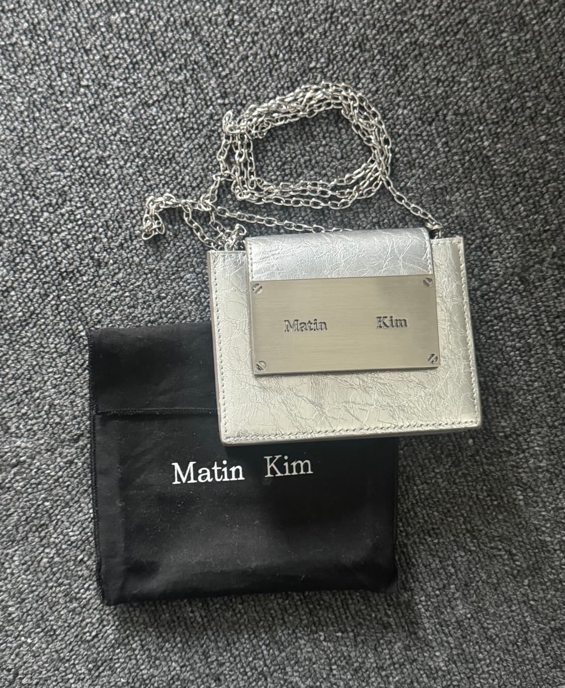 마뗑킴 실버 미니백 상품이미지1