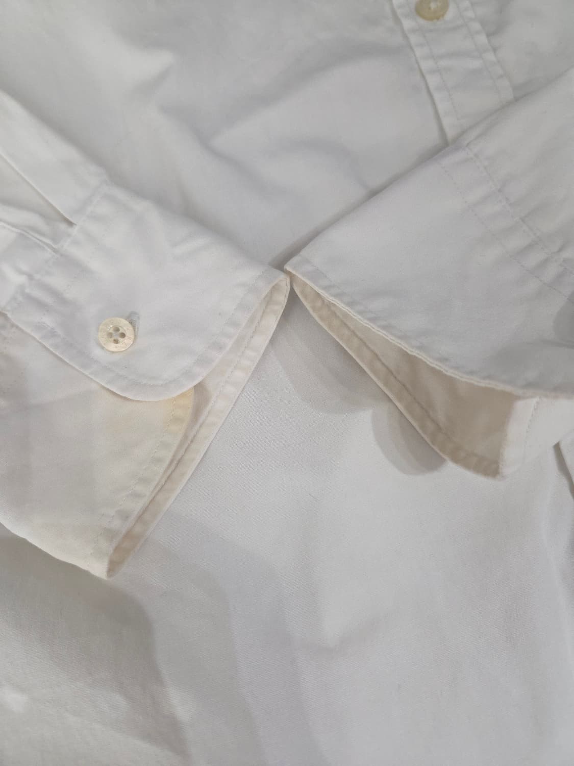 로렌 랄프로렌 골드 크레스트 자수 화이트 셔츠 상품이미지8