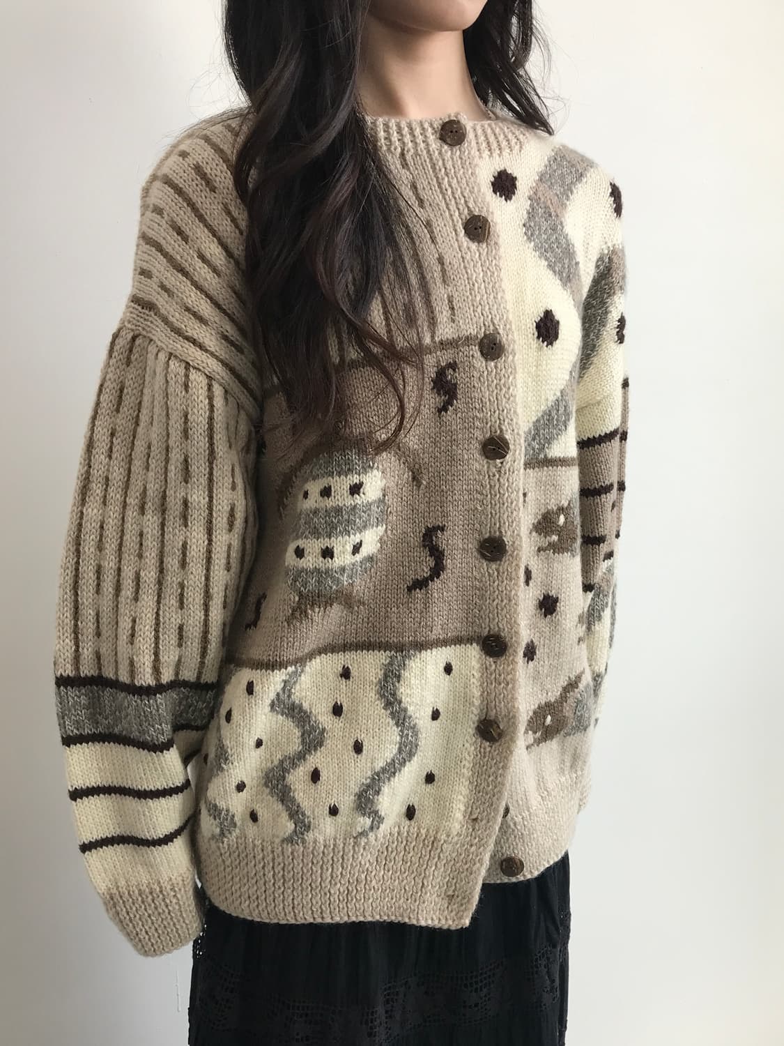 Helen Berko Novelty Knit Cardigan 상품이미지4