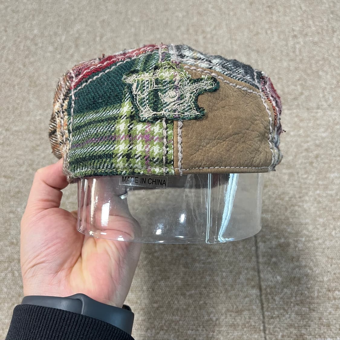 빈티지 트루릴리전 패치워크 헌팅캡 상품이미지4