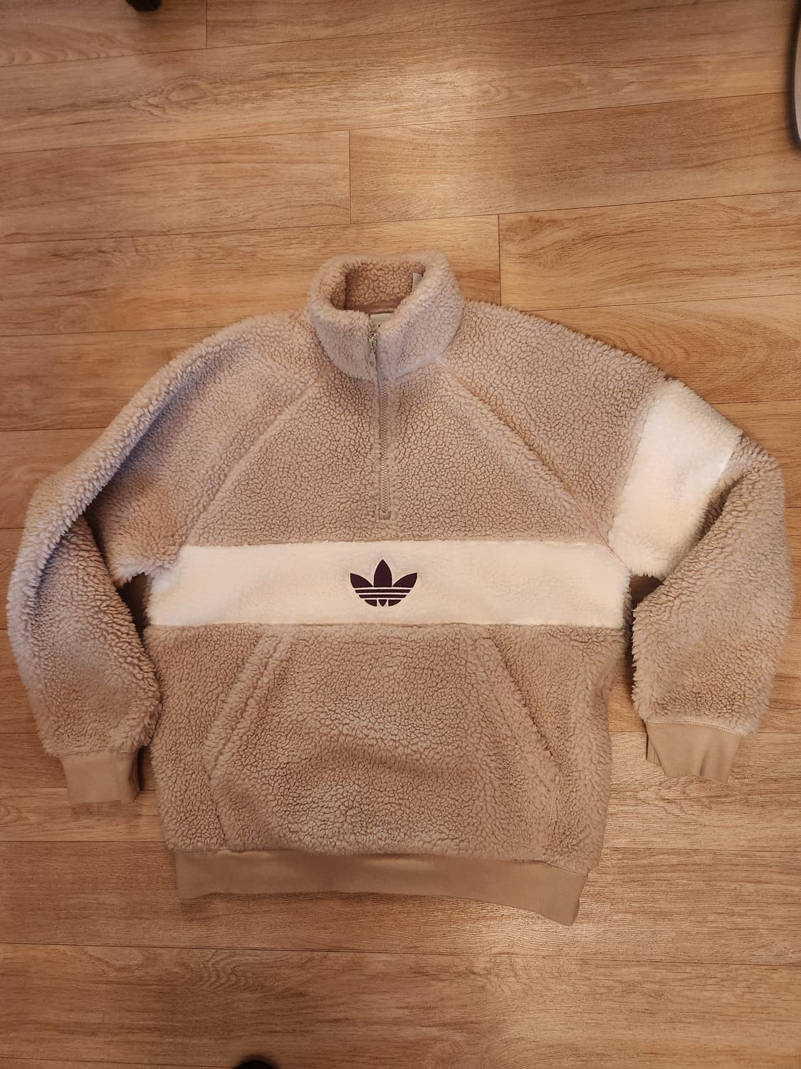 아디다스 오리지널 반집업 후리스 상품이미지4