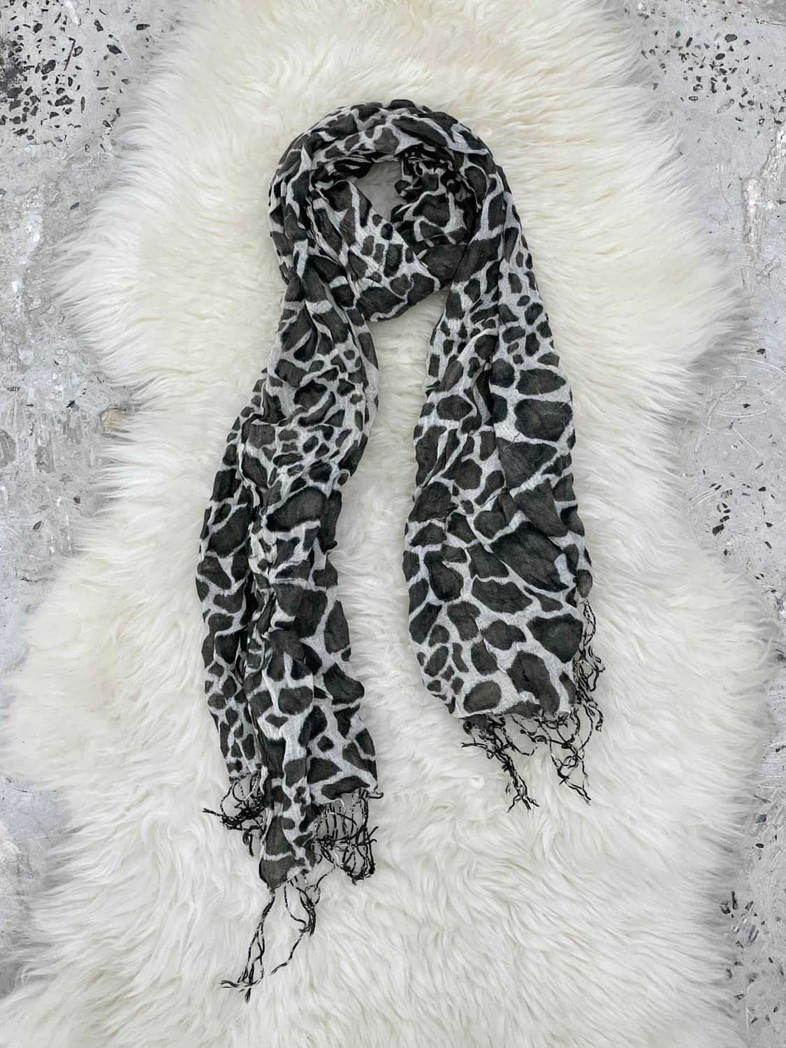 펑크 레오파드 수술 머플러  상품이미지4