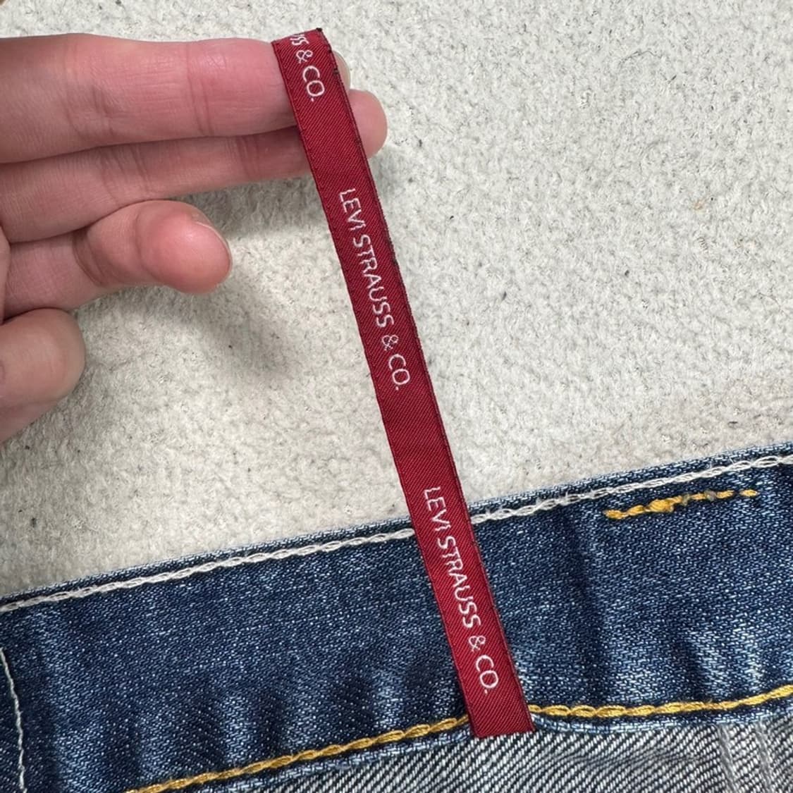 LEVI 504 STRAUSS & CO 데님 팬츠 W32 L34 상품이미지4