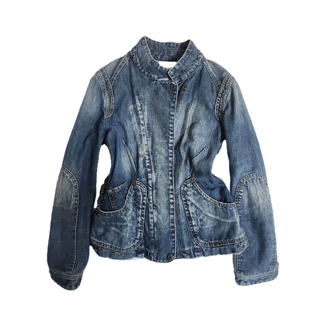Y2k mood denim jacket 와투케 청자켓 상품이미지1