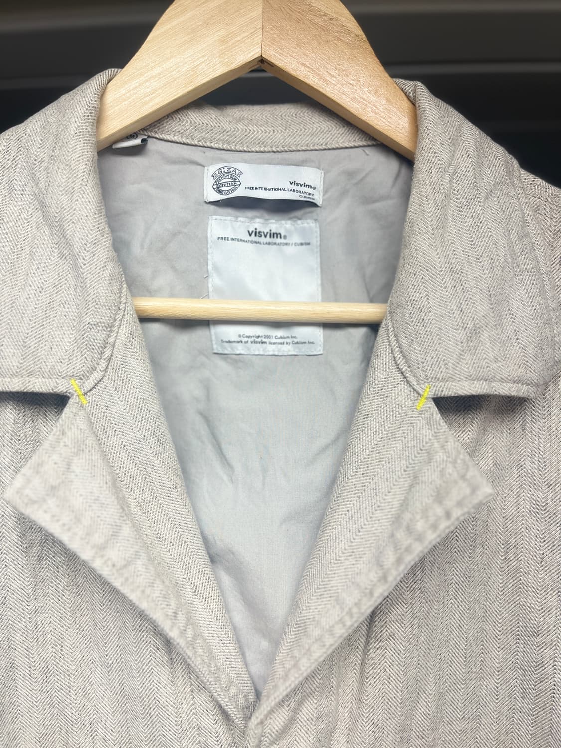 VISVIM 올드비즈빔 베이지 올인원 오버롤즈 M 상품이미지2