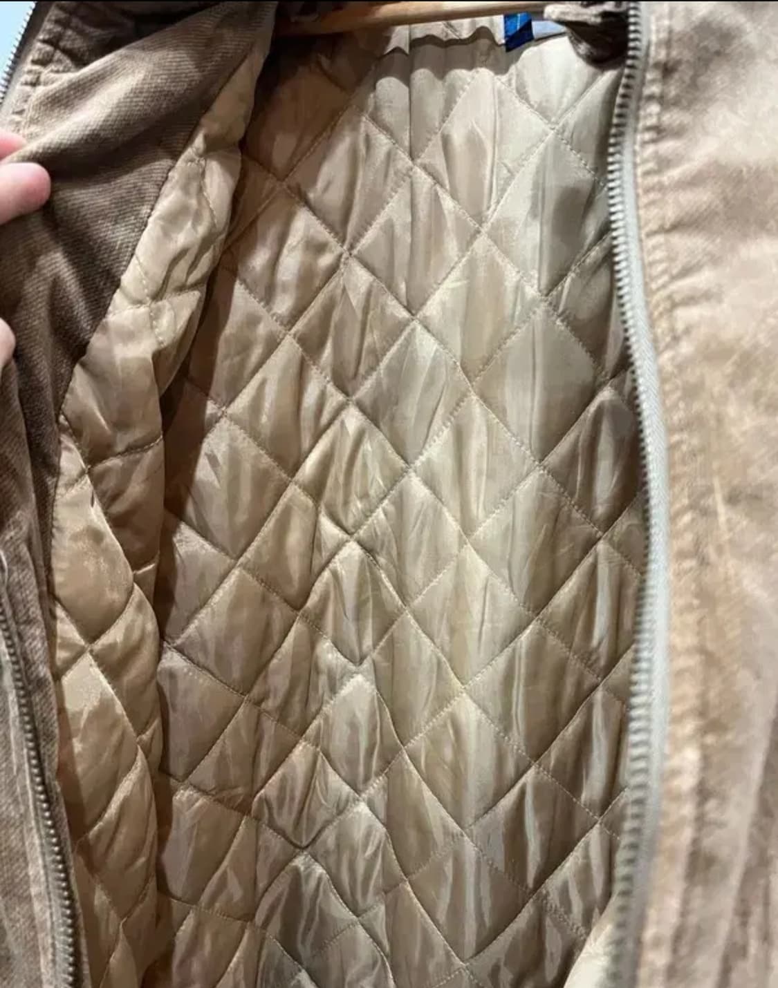 울리치 이너퀄팅 코듀로이 카라 자켓 블루종 L 상품이미지4