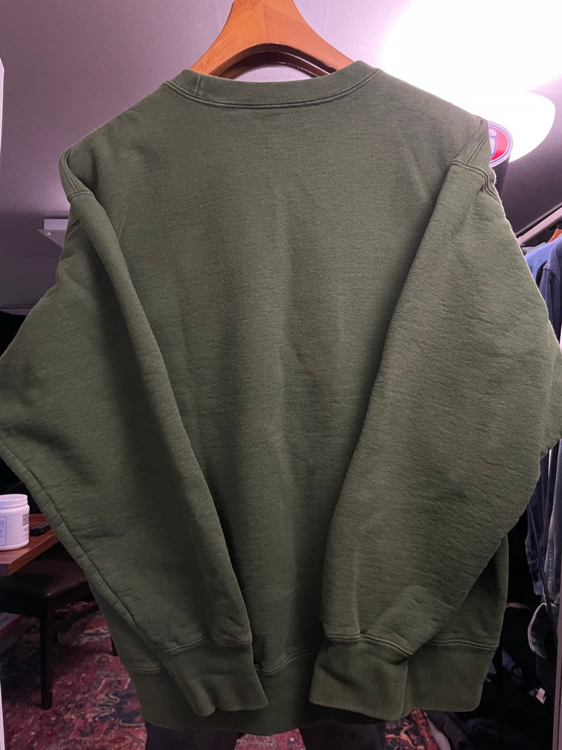 슈프림 스몰로고 맨투맨 M 상품이미지3