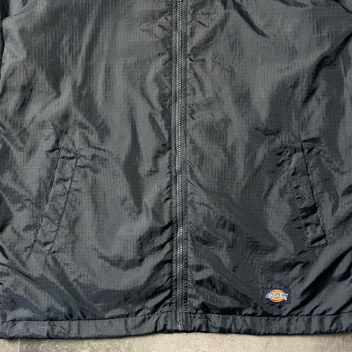 DICKIES 디키즈 빈티지 네이비 후드 셰르파 바람막이 A00841 상품이미지4