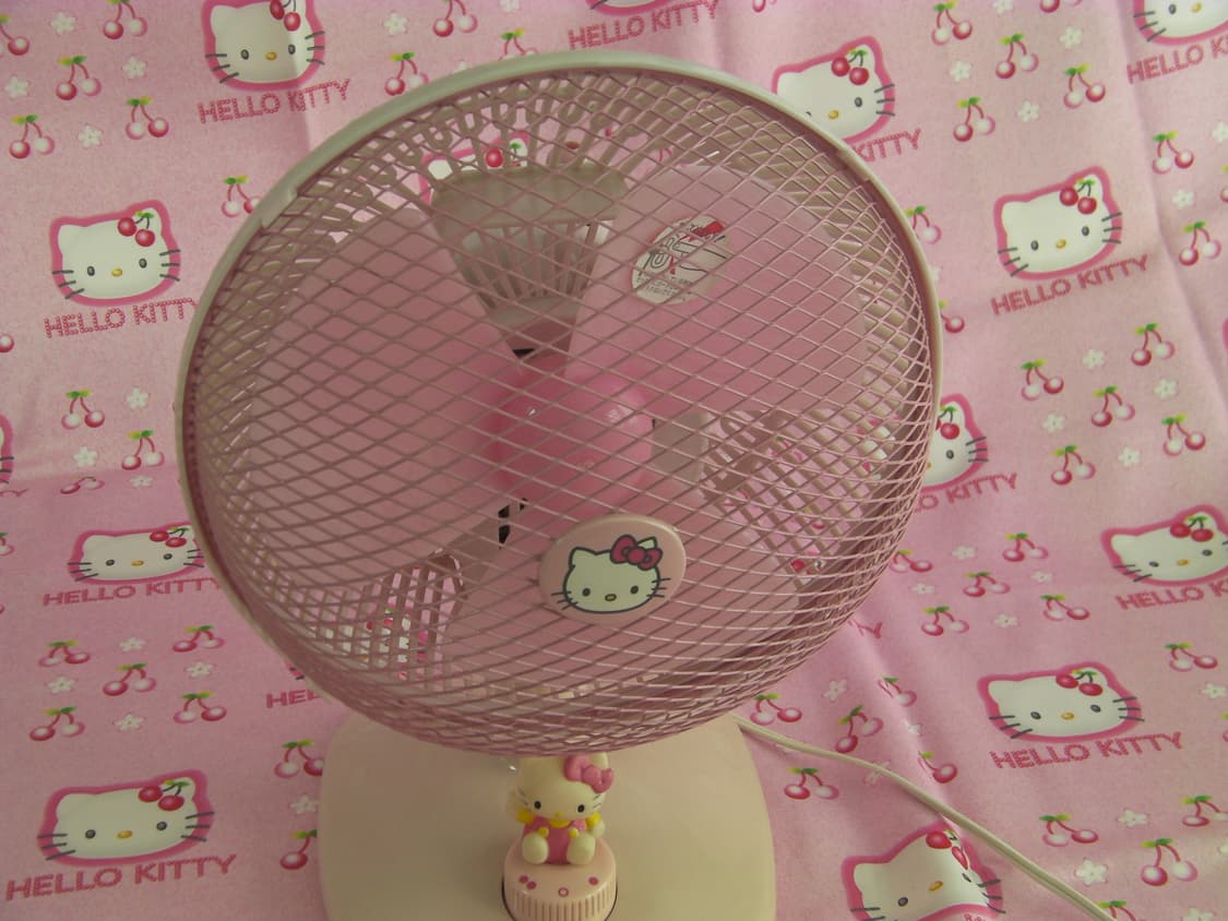97s 고전 헬로 키티 선풍기 상품이미지2