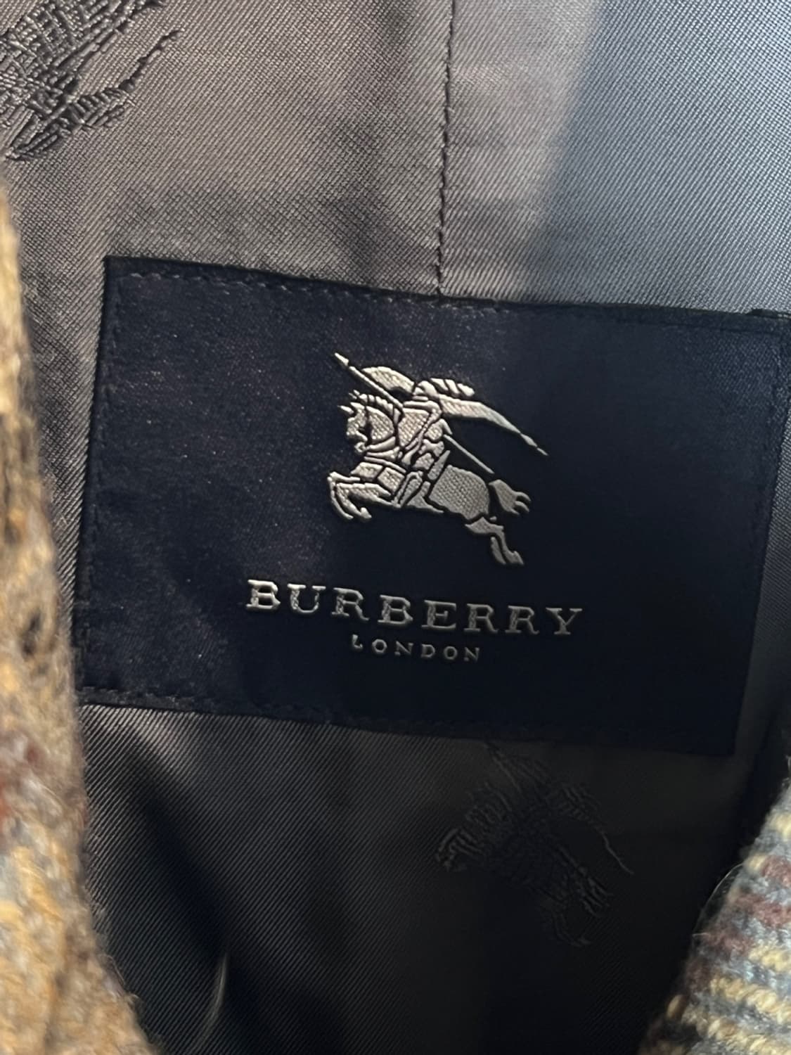 버버리 울 체크 싱글 브레스트 코트 상품이미지6