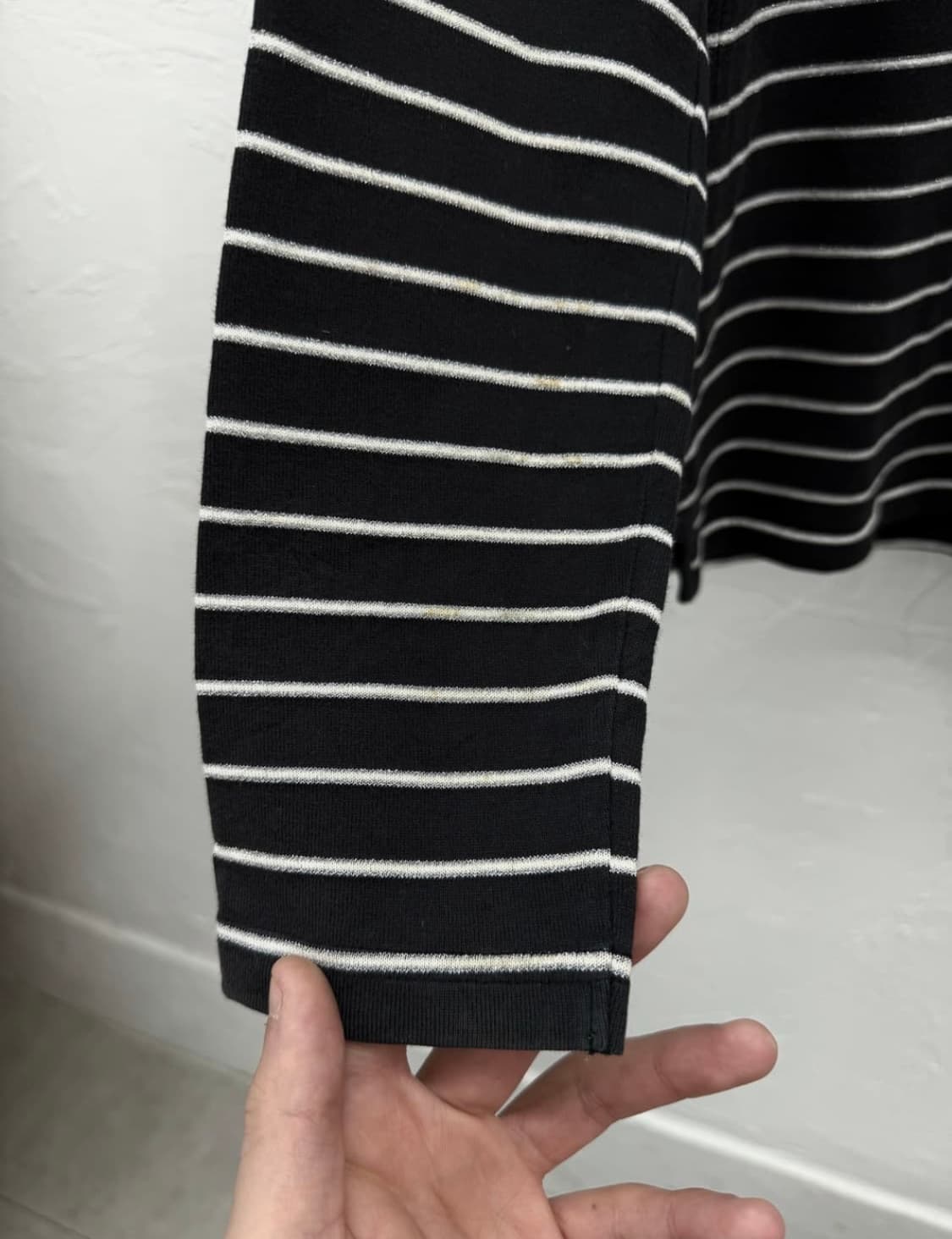 courreges 스트라이프 하프집업 롱슬리브 상품이미지4