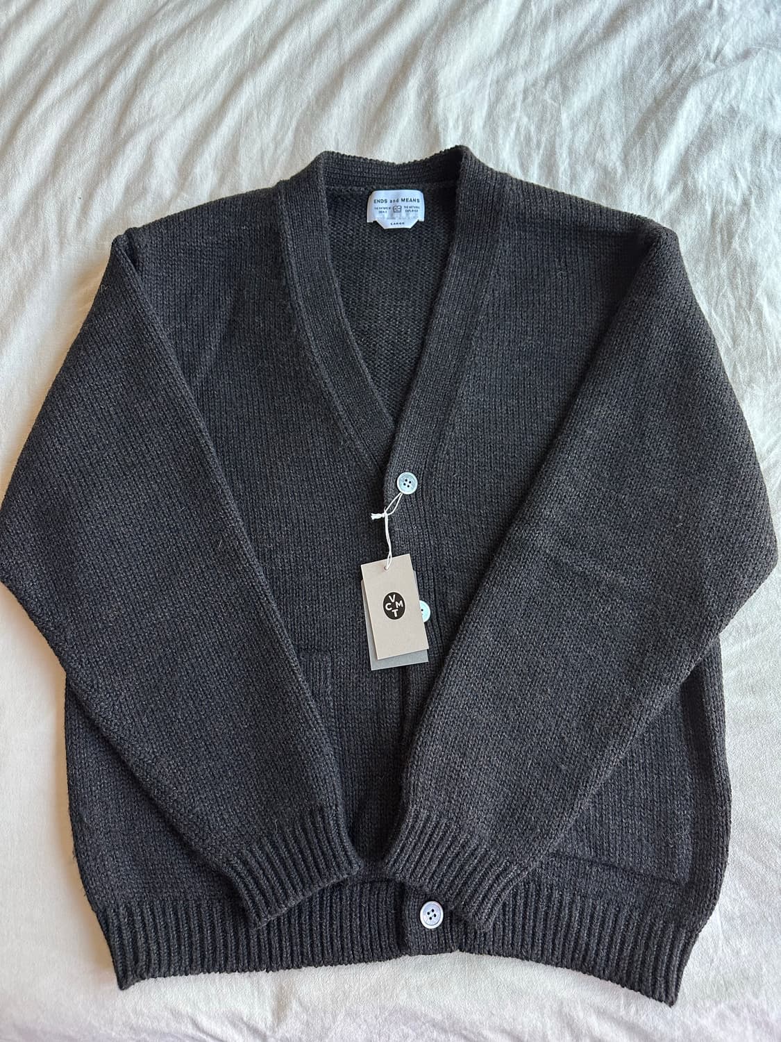 [L] Ends and Means 엔즈앤드민스 가디건 브라운 상품이미지1