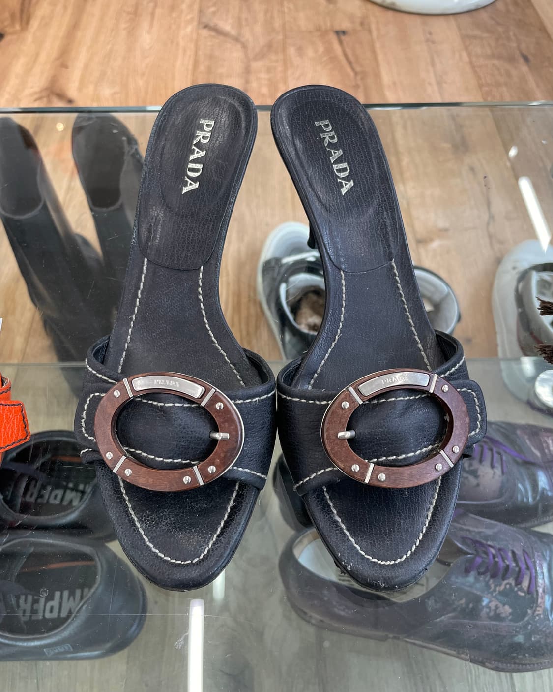 [235] 프라다 샌들 힐 상품이미지2