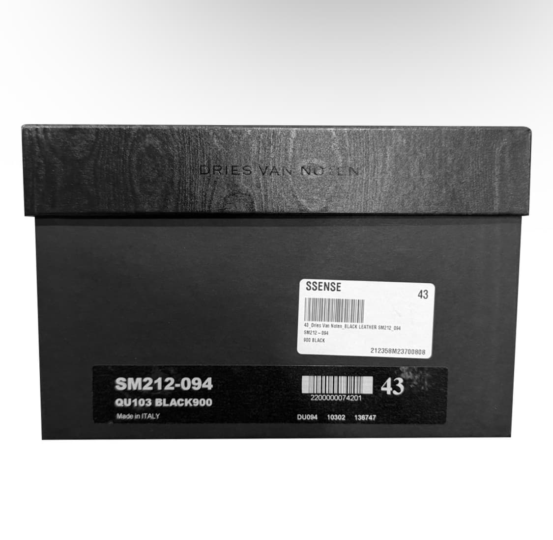 [43] 드리스 반 노튼 남성 레더 페니 스퀘어토 슬롯 로퍼 슈즈 블랙 상품이미지9