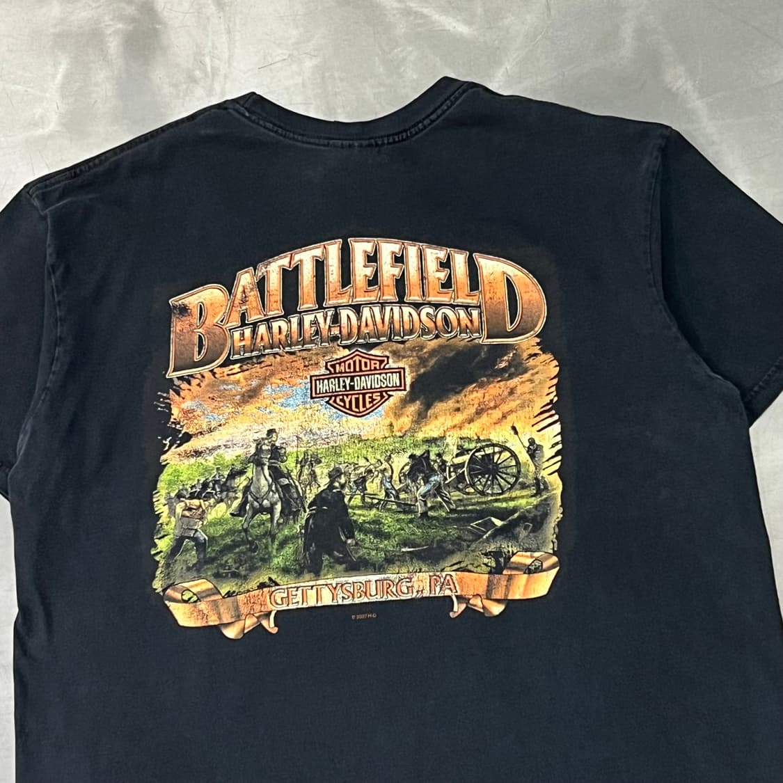 할리데이비슨 프린팅 반팔티 y15721 상품이미지4