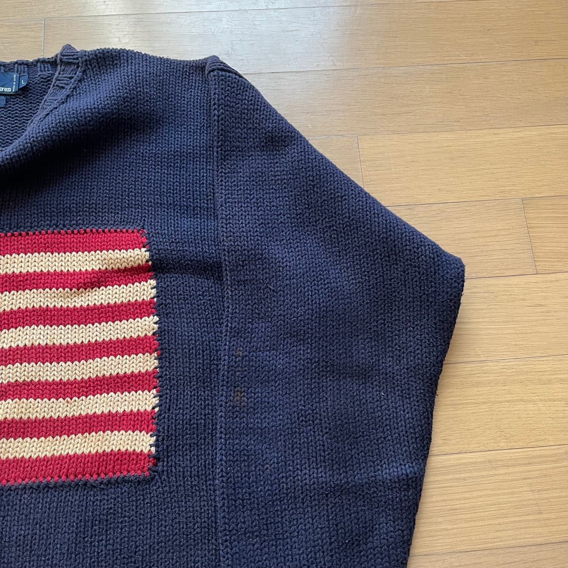 90년대 폴로랄프로렌 성조기 핸드 니트 빈티지 모델 상품이미지6