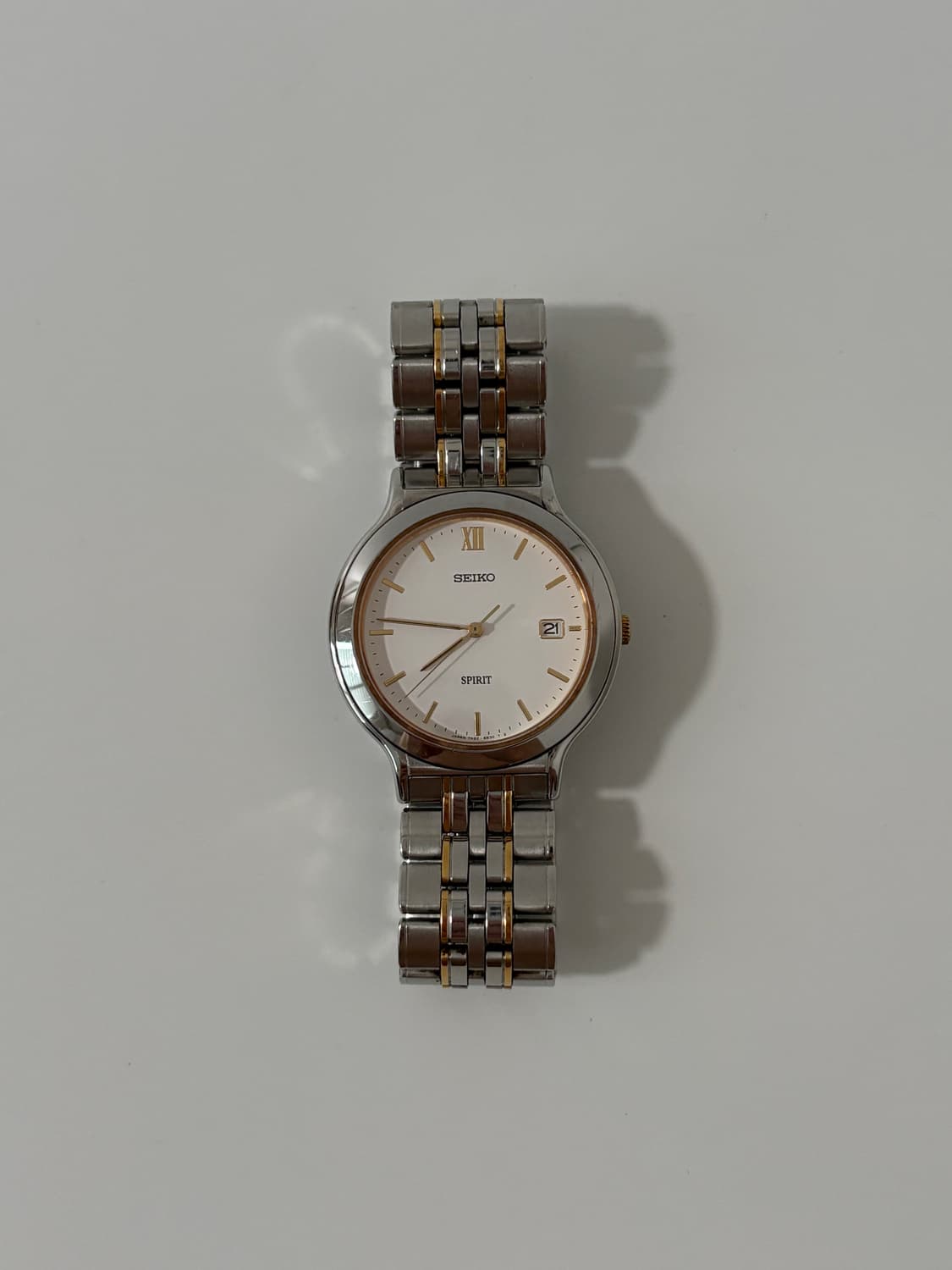 90s spirit white dial combi quartz  상품이미지4