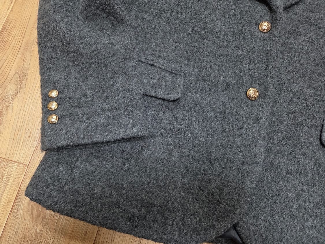 메이비베이비(MAYBEBABY) 디어리스트 메리노울 금장버튼 자켓 새상품 상품이미지8