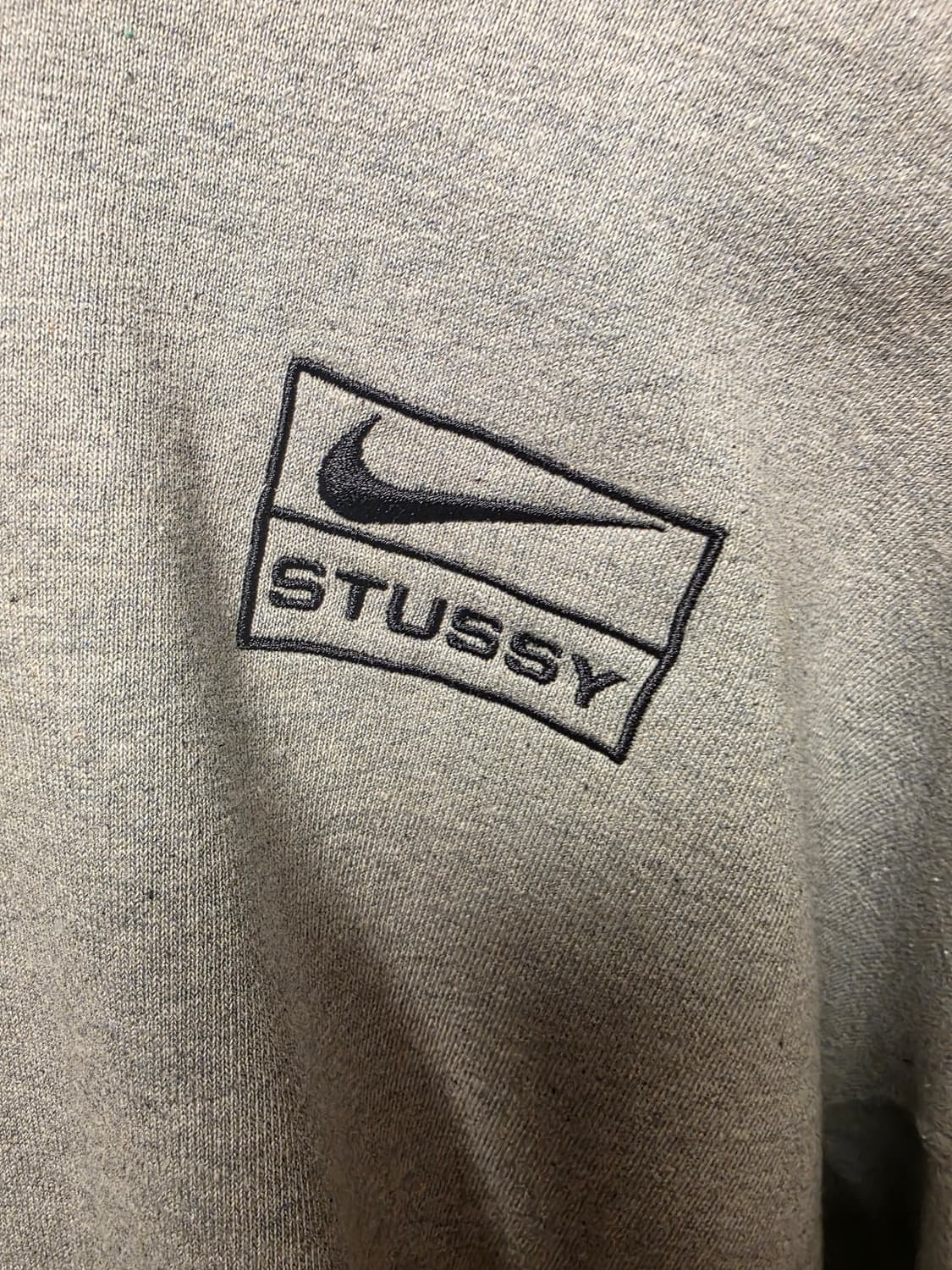 나이키 스투시 회색 후드티 M사이즈 상품이미지3