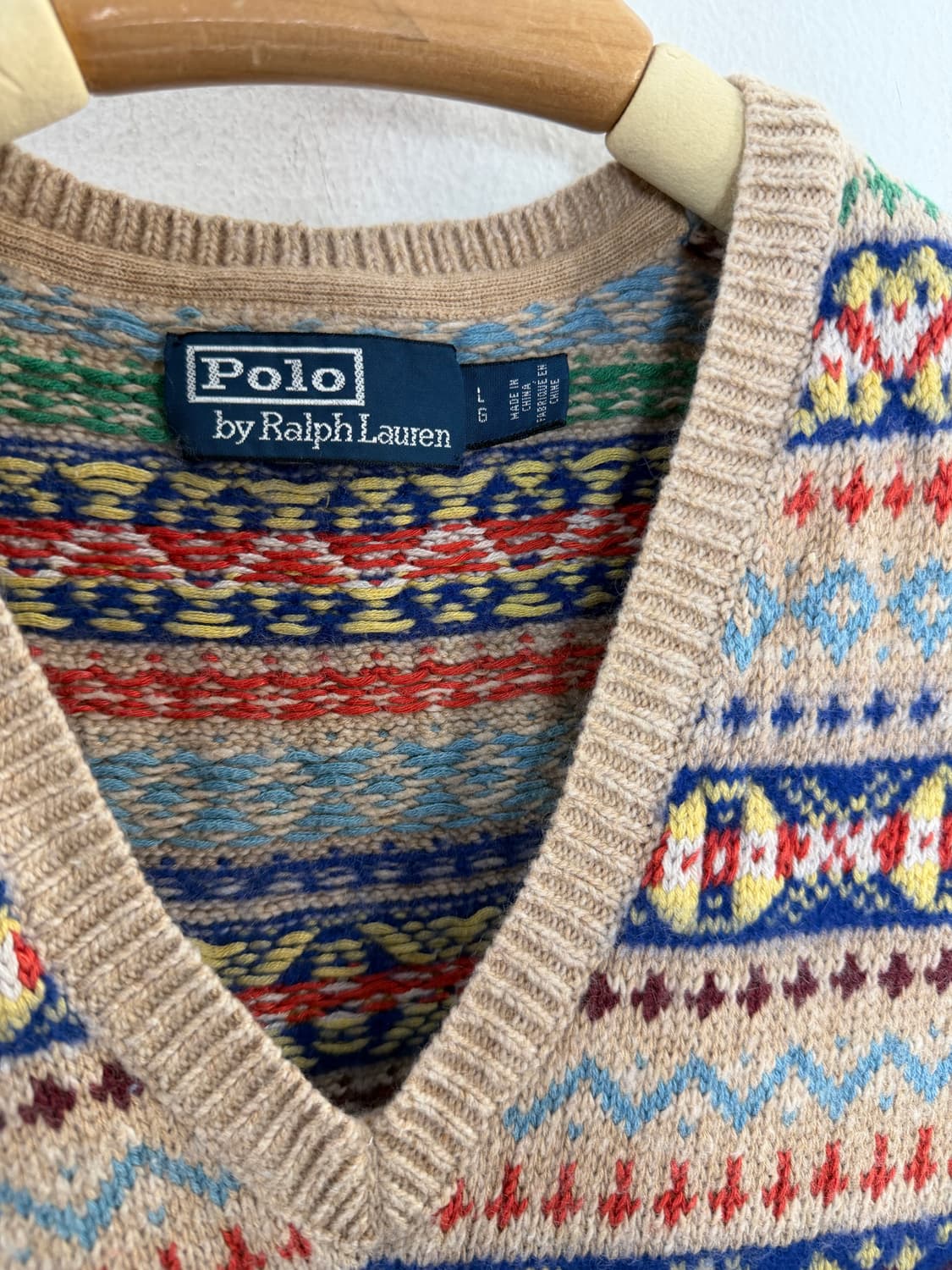 폴로랄프로렌 폴로 폴로페어아일 폴로니트 폴로니트베스트 폴로니트조끼 상품이미지3