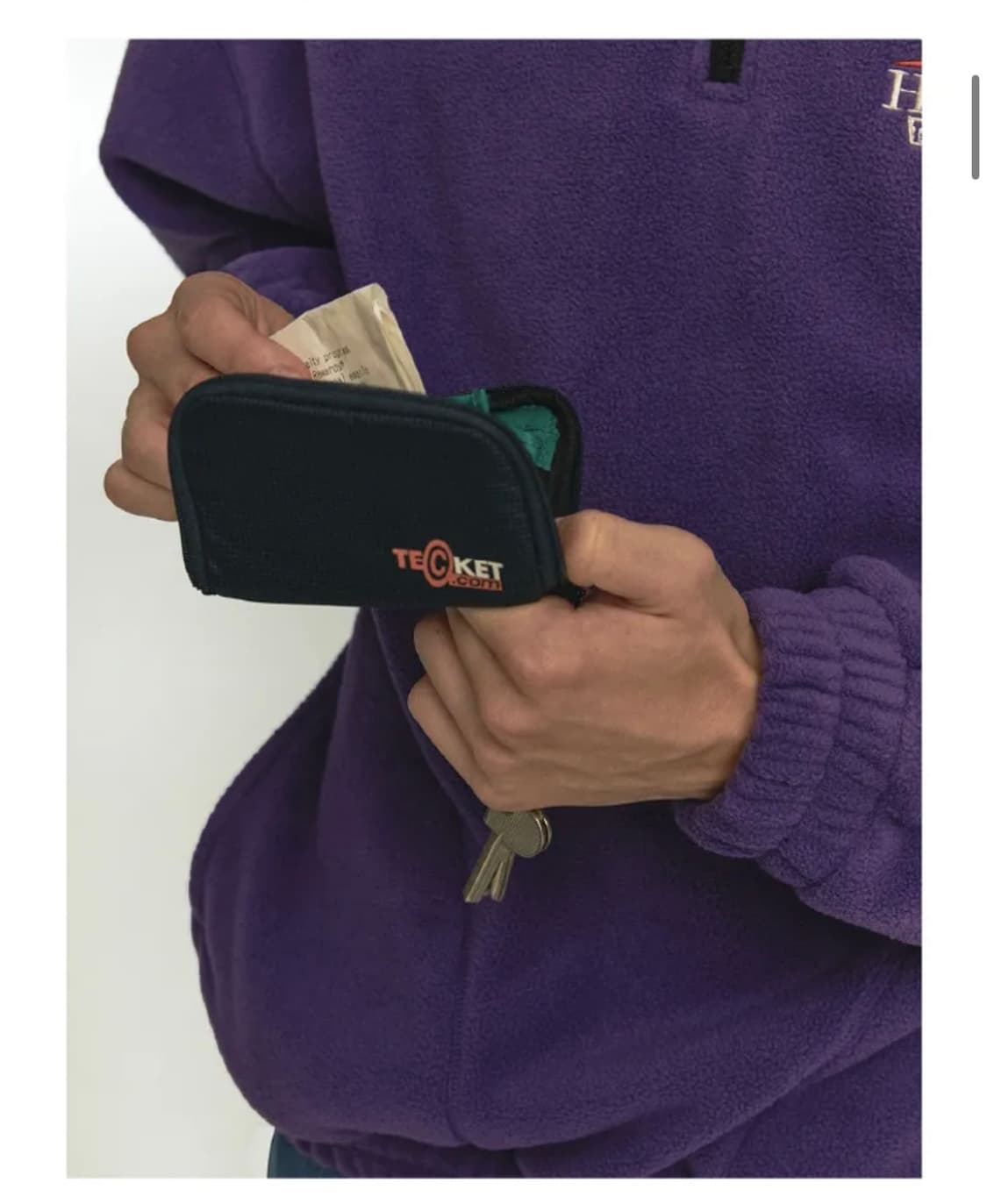 테켓 Cushion Wallet Navy 상품이미지2