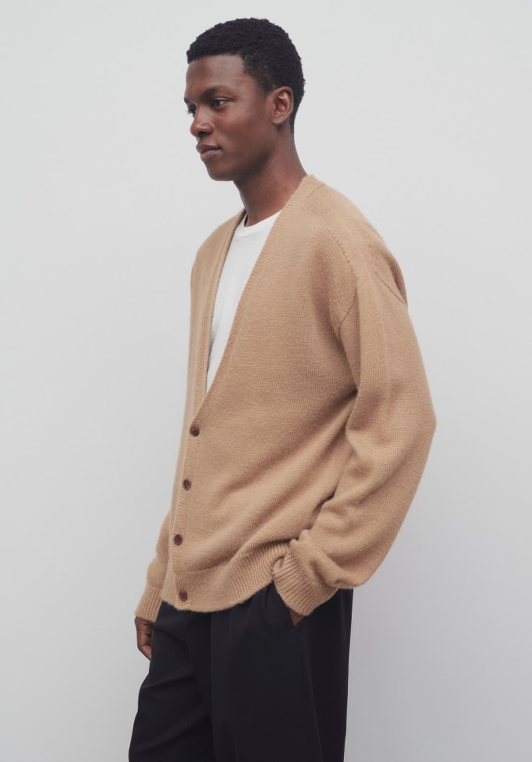 더로우 sheldon 가디건 카멜 s 상품이미지4