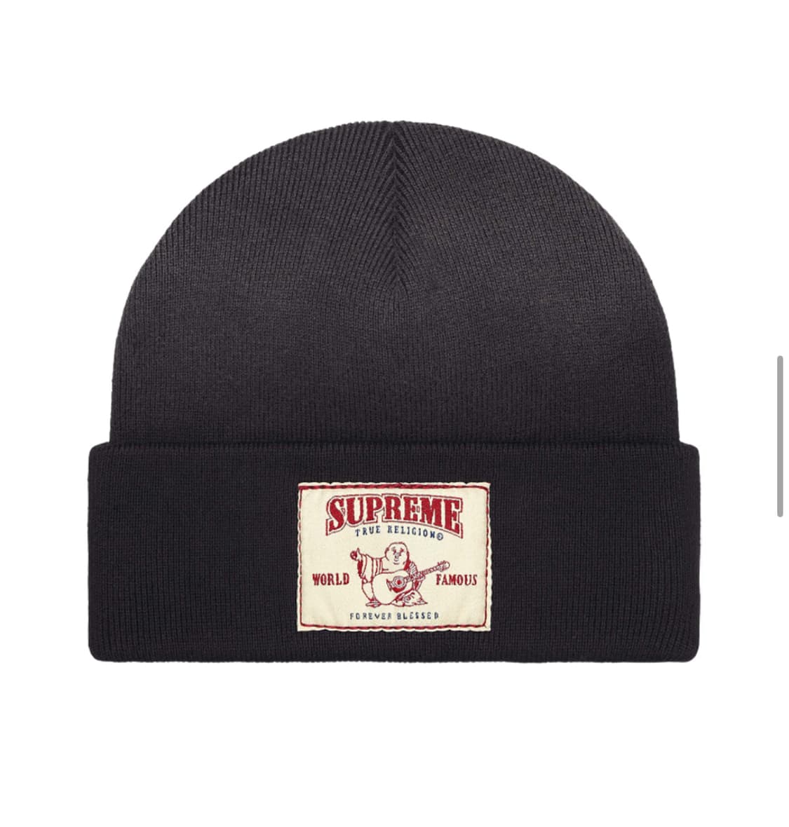 [os] 슈프림 x 트루릴리전 비니 블랙 - 25FW 상품이미지2