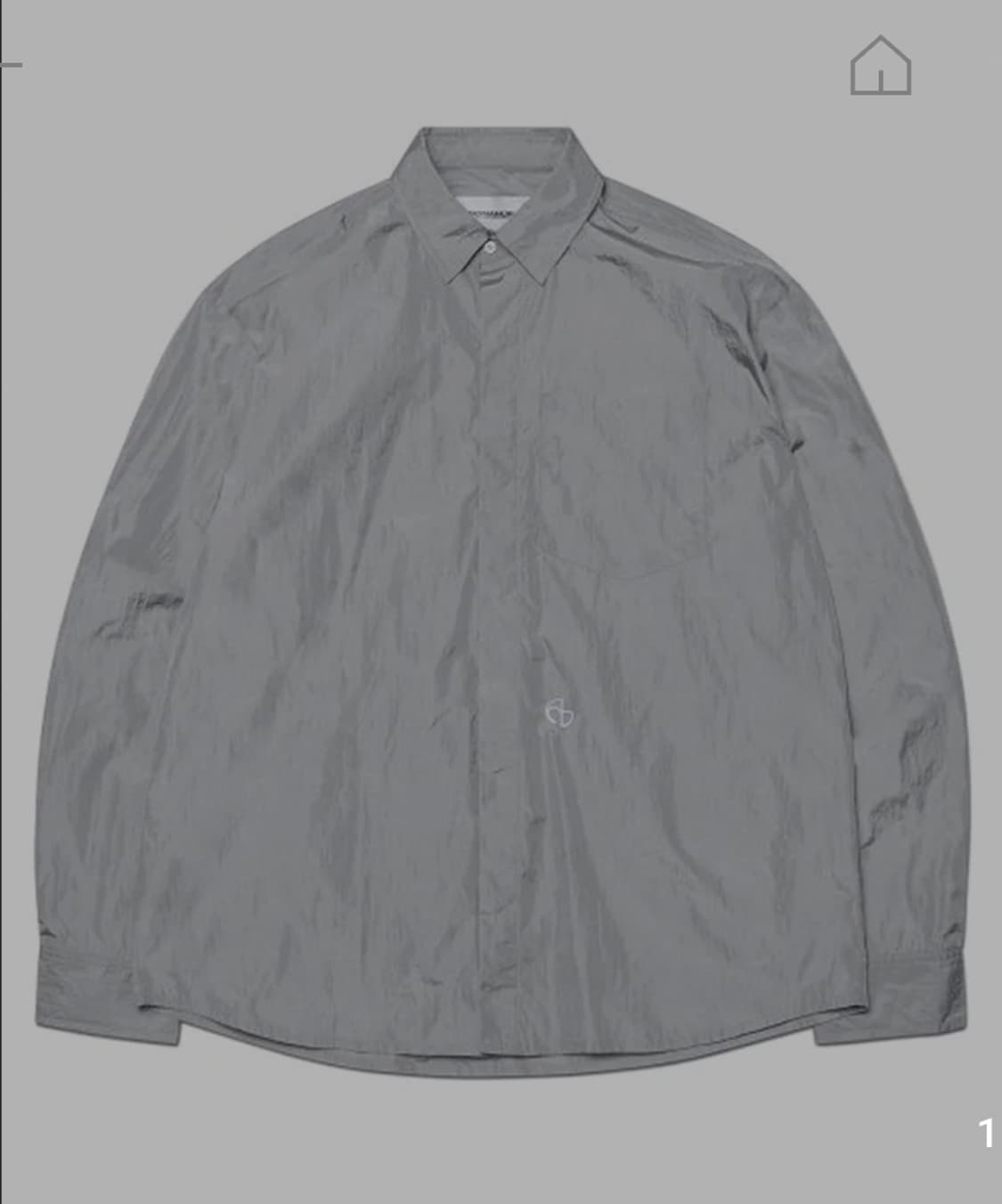 노매뉴얼 O.S.F SHIRT - SILVER 상품이미지1