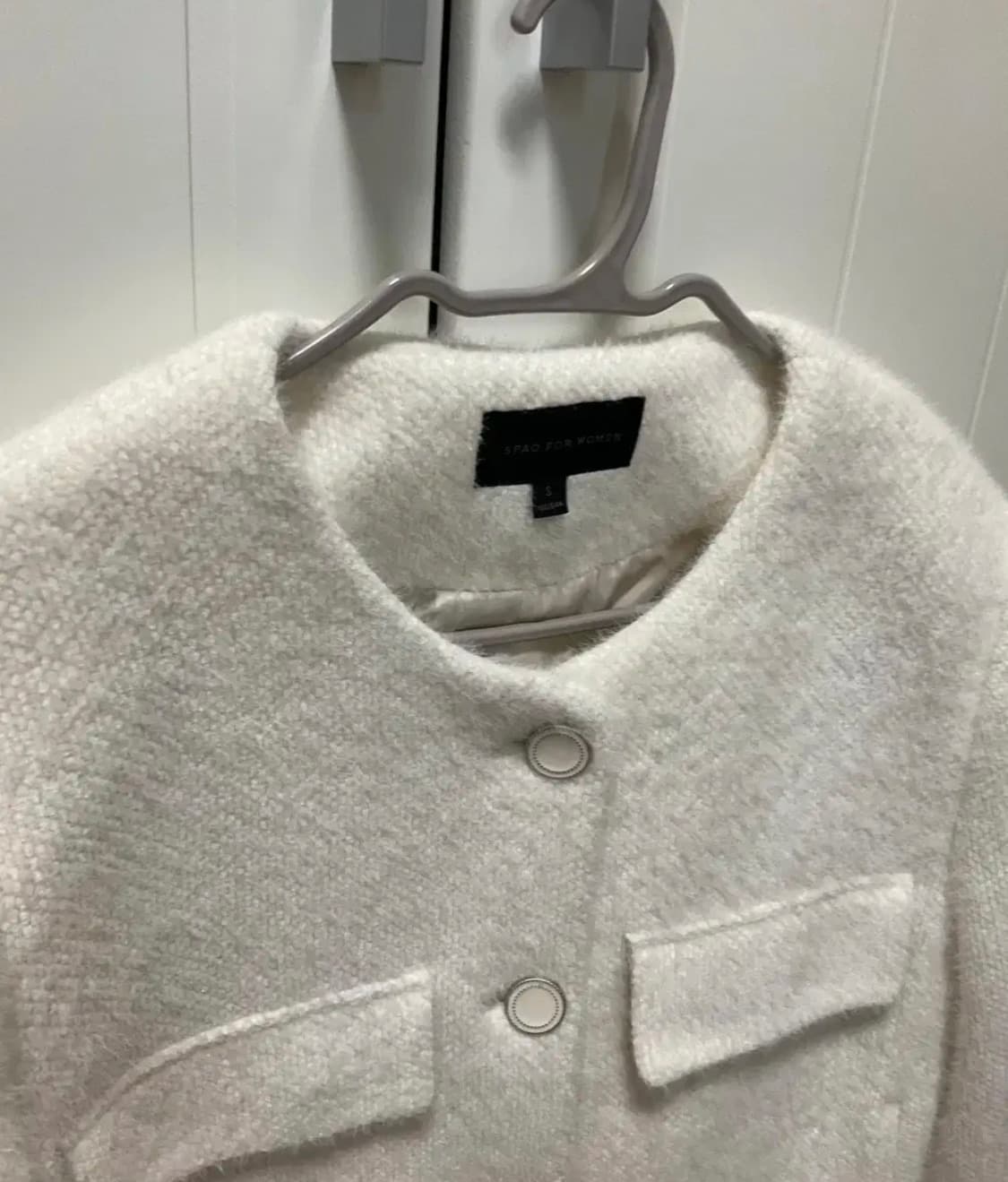 Tweed jacket white S 상품이미지1