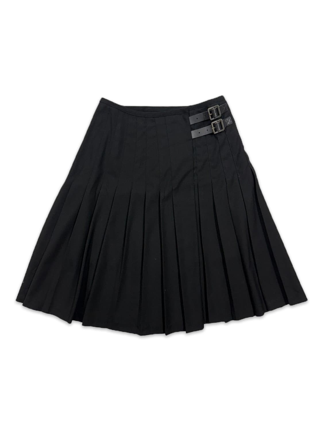 빈티지 JW ANDERSON X UNIQLO 벨트 플리츠 미디 스커트 상품이미지1