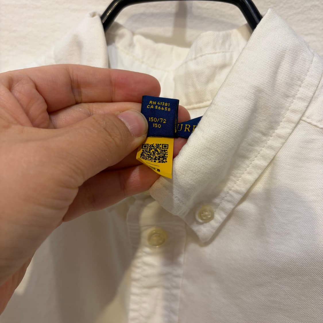 폴로 랄프로렌 반팔 셔츠 화이트 상품이미지4