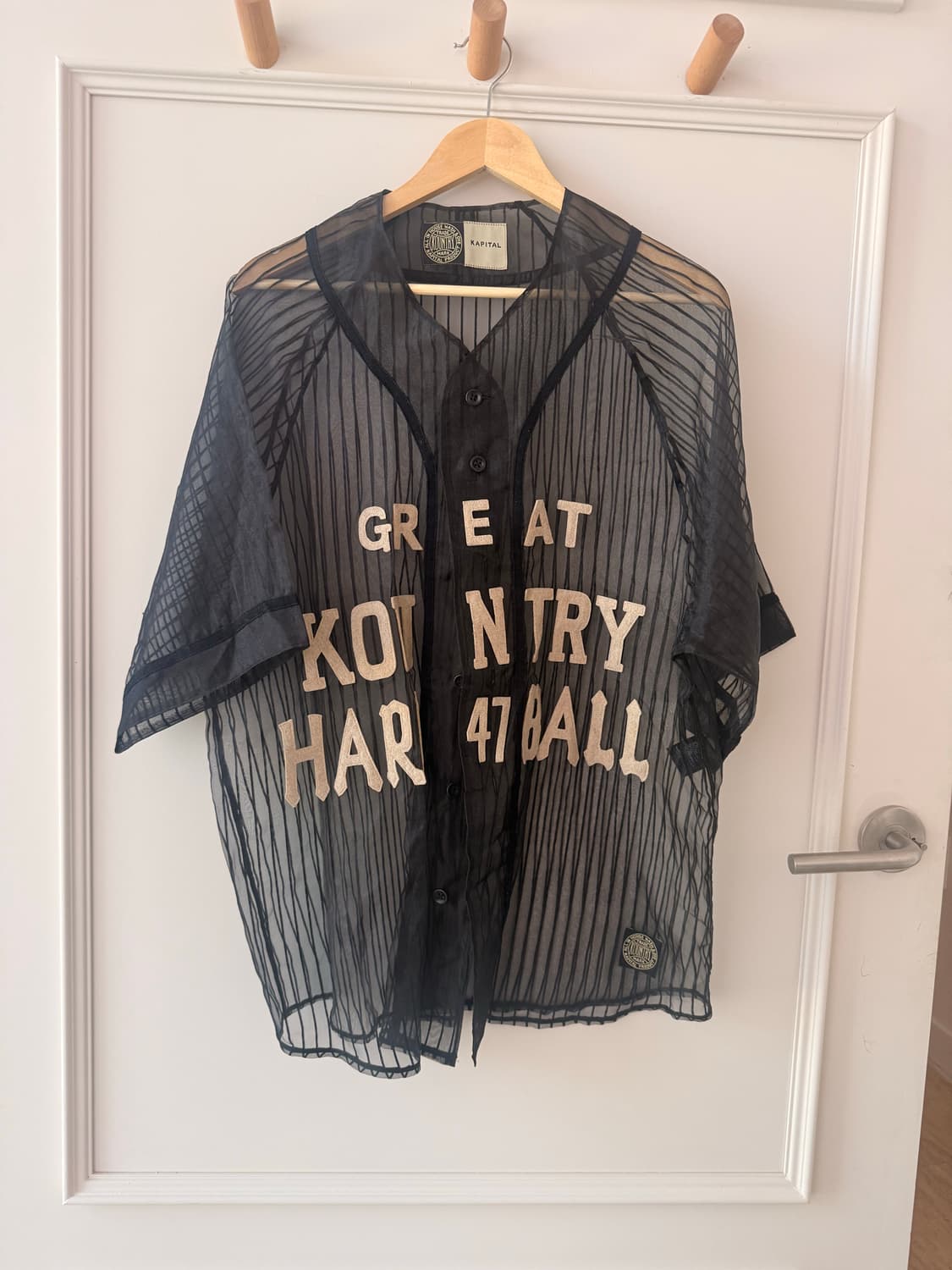  캐피탈 시어 스트라이프 그레이트 컨트리 베이스볼 셔츠 상품이미지3