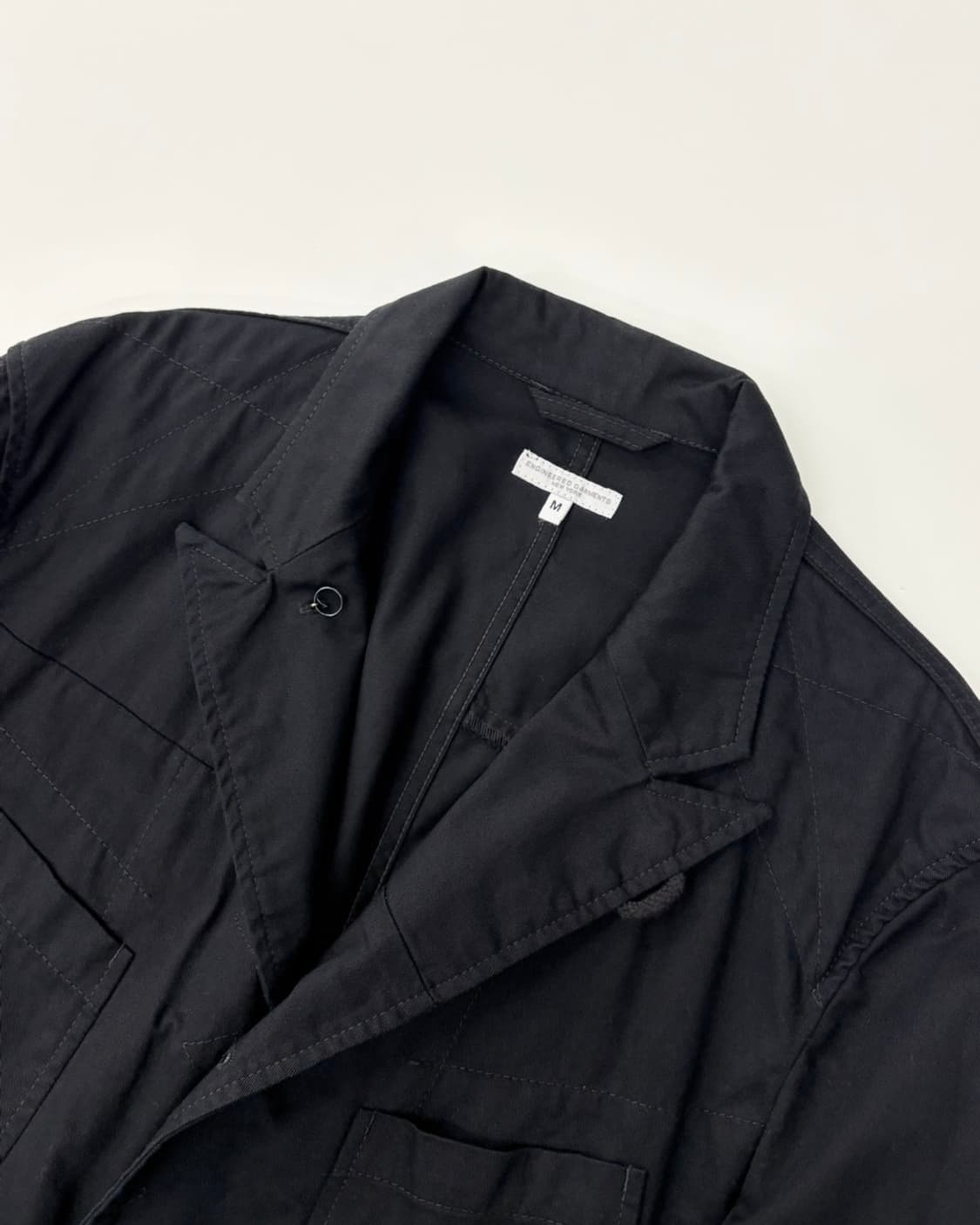 Engineered Garments 블랙 코튼 베드포드 블레이저  상품이미지3