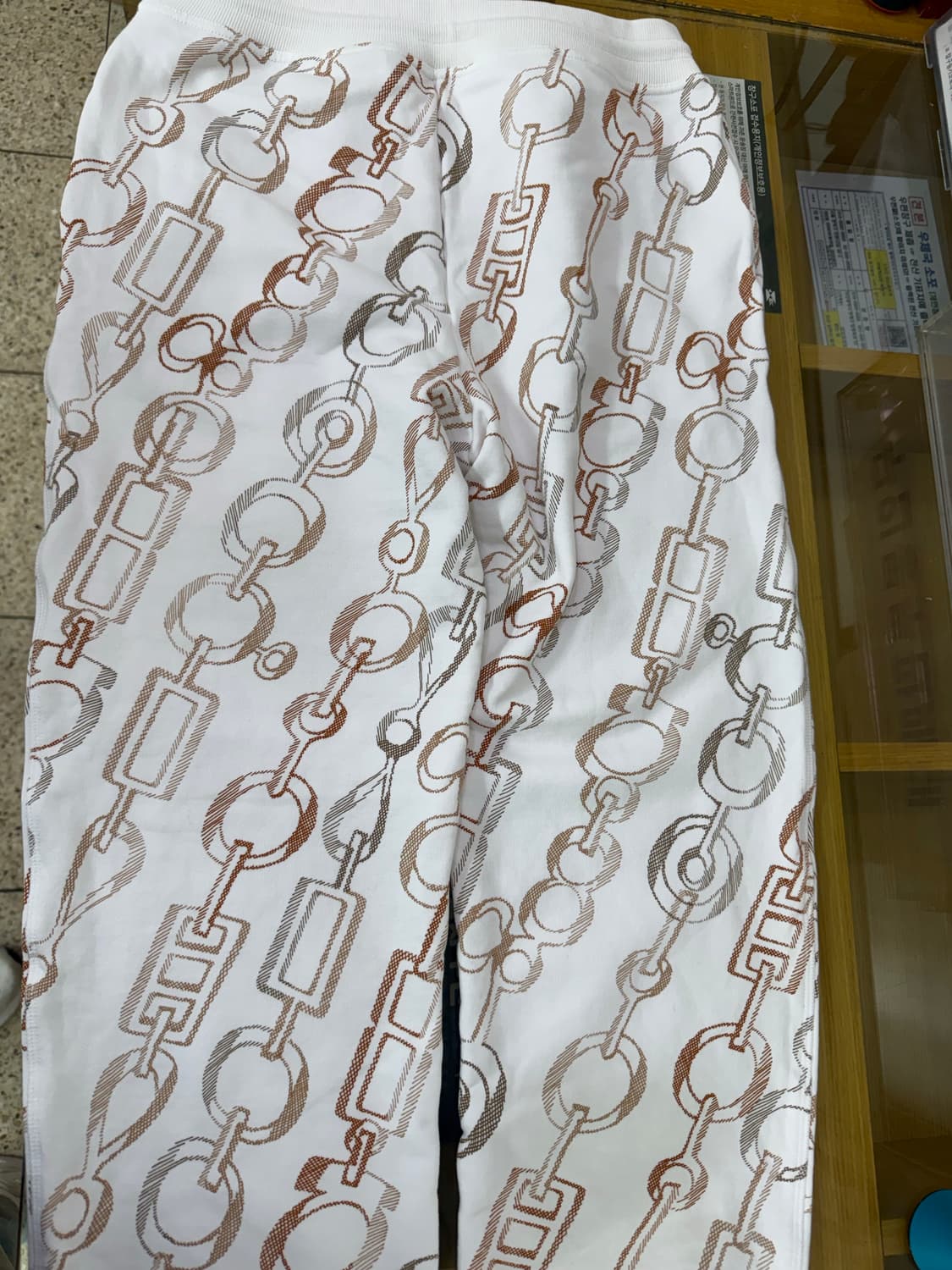 에르메스 체인패턴 스웻 조거 팬츠 여성 상품이미지7