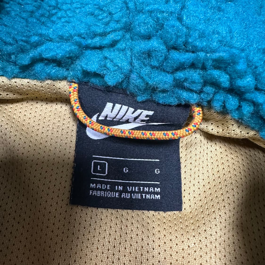 ✨ (바배) 나이키 헤리티지 뽀글이 쉐르파 아노락 반집업 상품이미지3