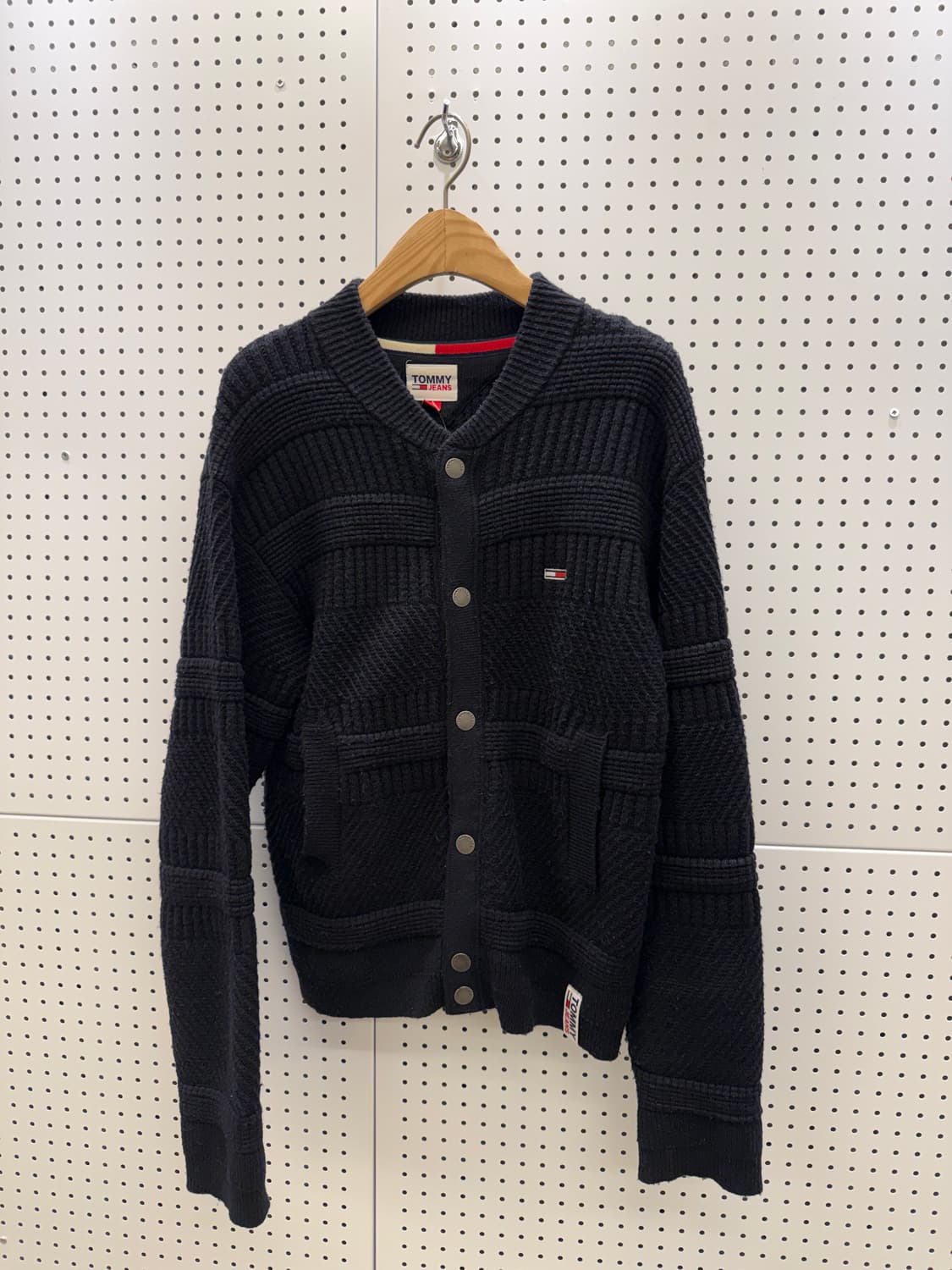 타미진스 스티치 베이스볼 박시핏 가디건 U1433 상품이미지2